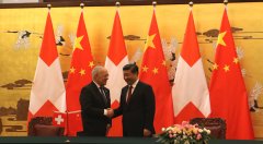 瑞士联邦主席施耐德-阿曼访华 受到中国国家主席习近平接见
