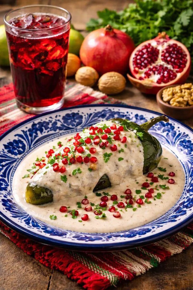 墨西哥人的国菜Chiles en Nogada